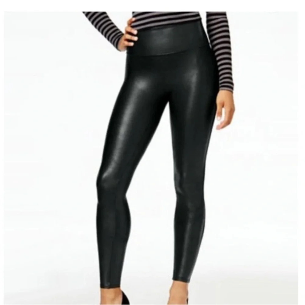 Stella Luce faux leather shine leggings size medium in excellent condition